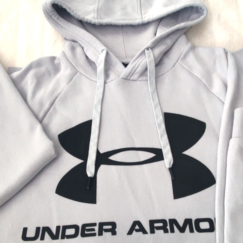 Light Gray Under Armour Hoodie Sweater